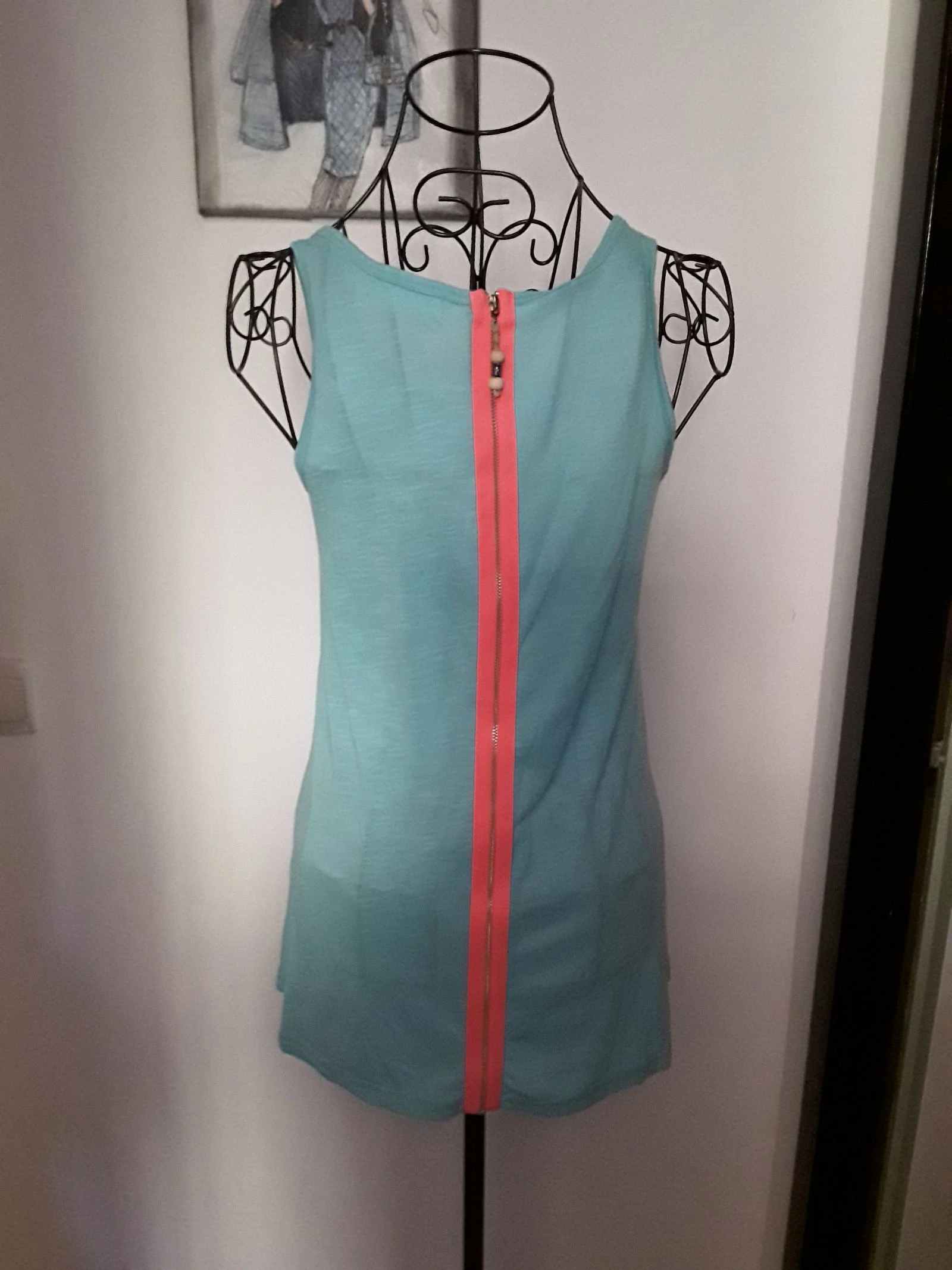 Tank top with zipper at the back – photo 2
